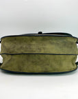 Steve Madden Olive Green Crossbody Saddle Bag