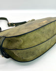 Steve Madden Olive Green Crossbody Saddle Bag