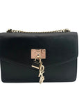 DKNY Black & Gold Shoulder Bag 
