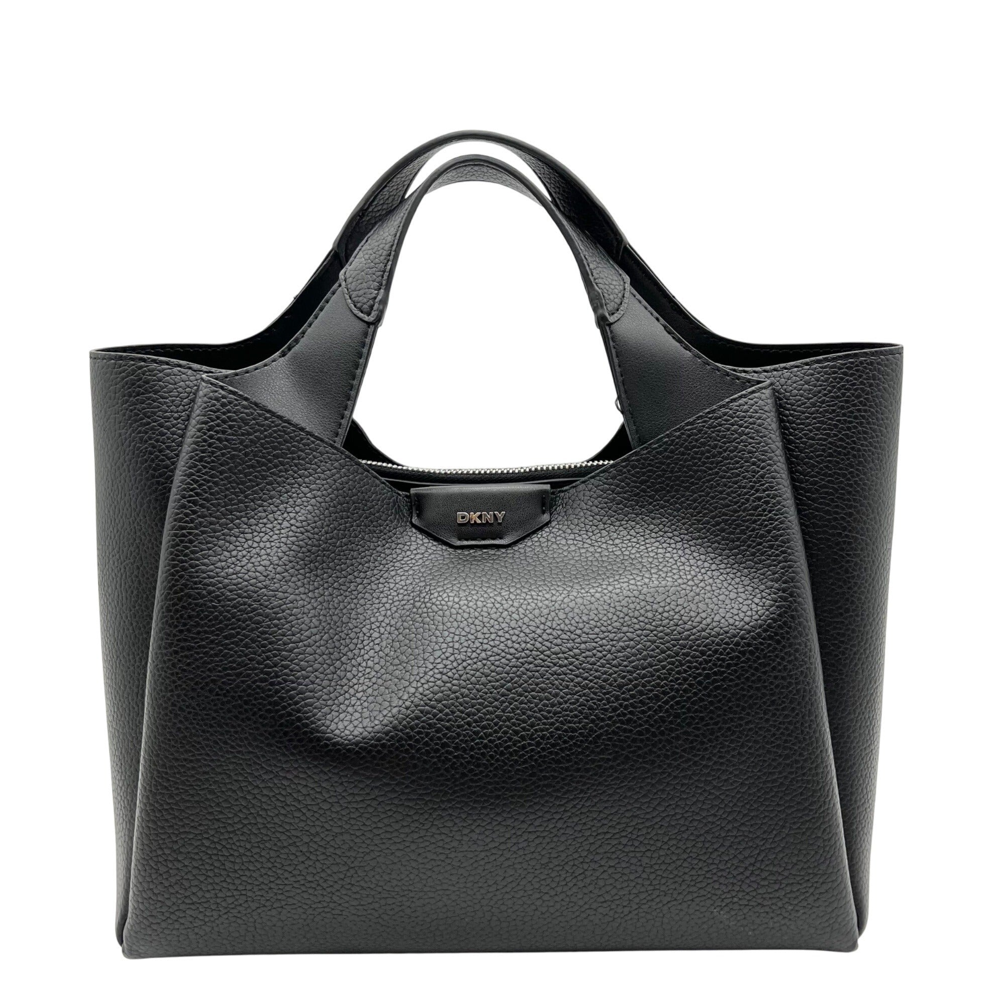 DKNY Black Multi-Strap Willa Satchel Bag 