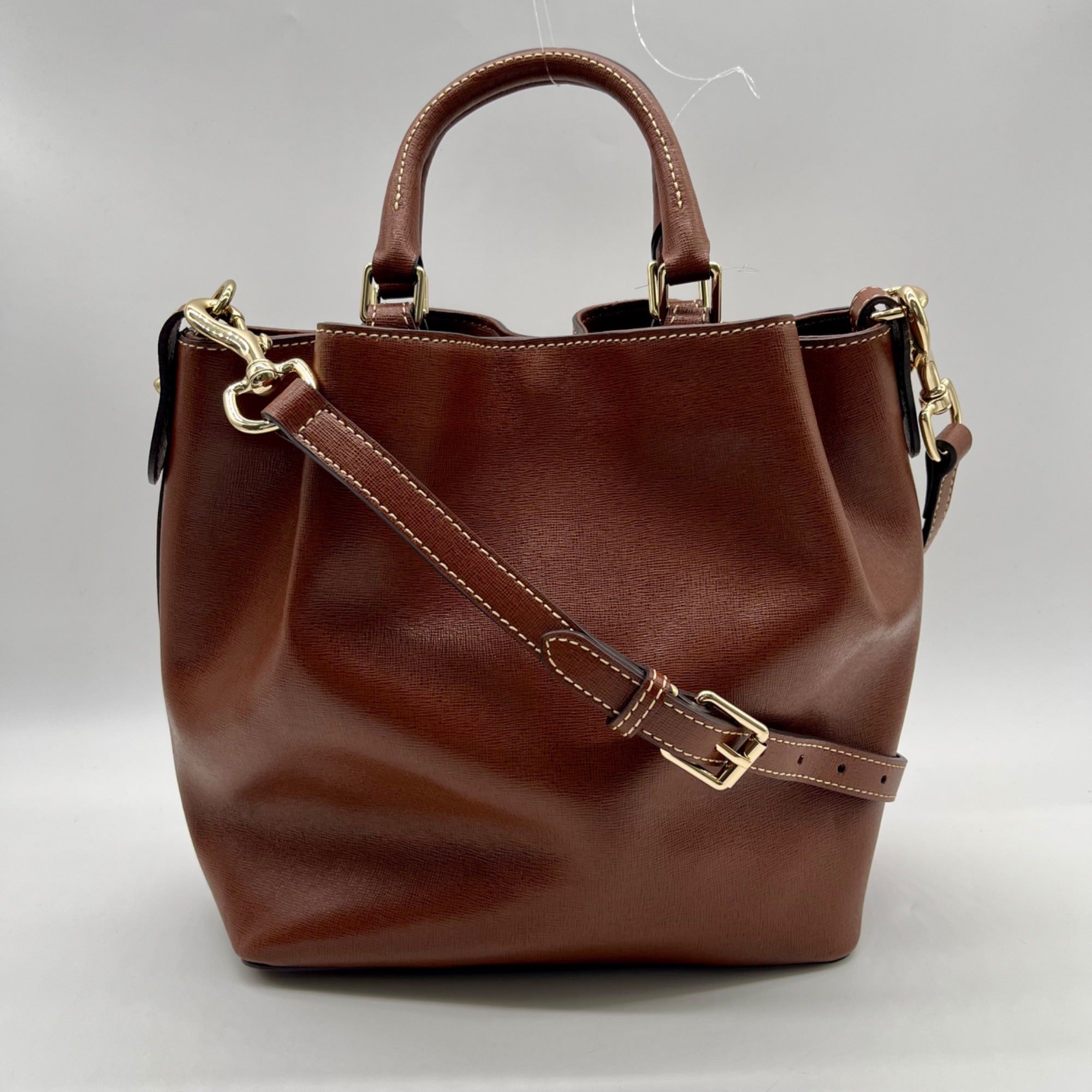 Dooney &amp; Bourke Brown Florentine Brenna Satchel