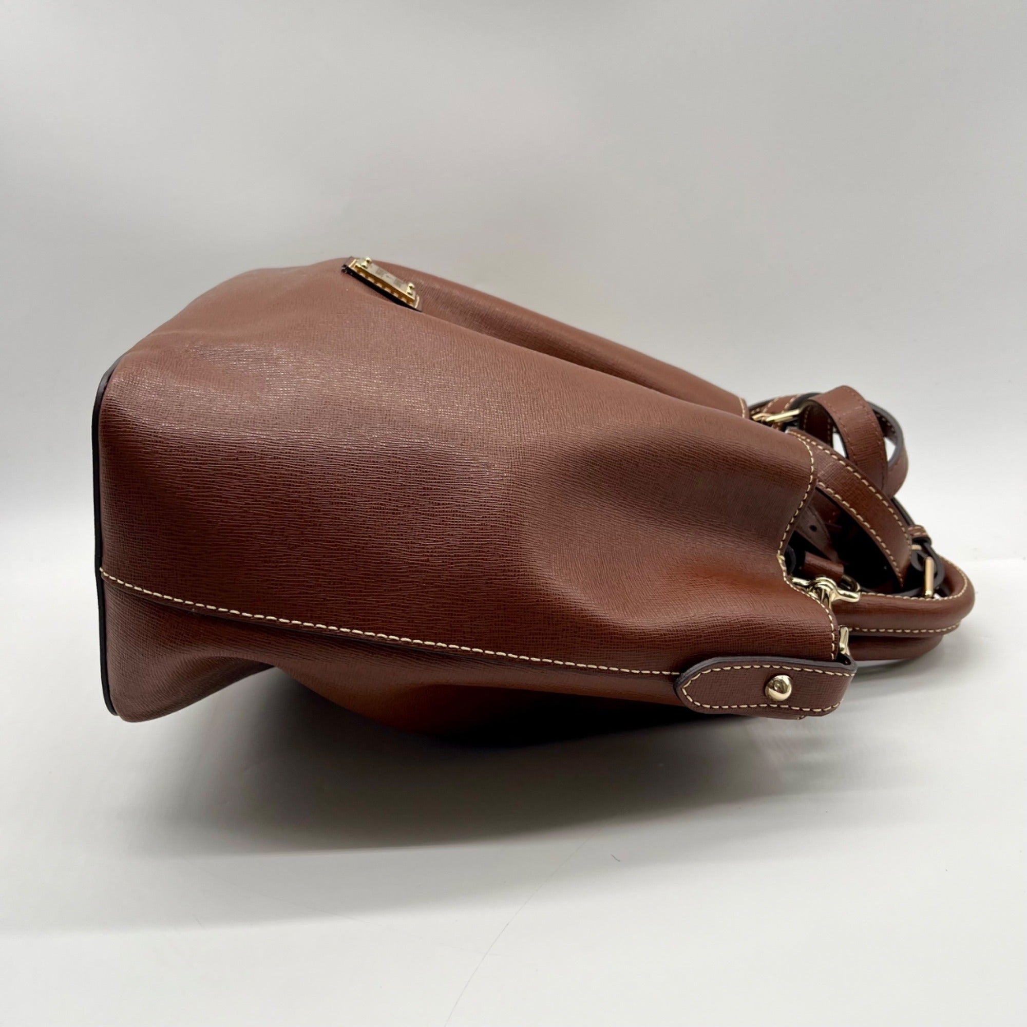 Dooney &amp; Bourke Brown Florentine Brenna Satchel