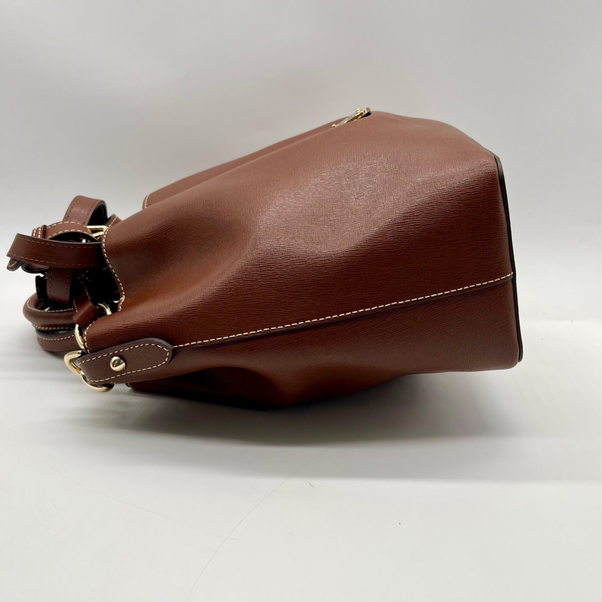 Dooney &amp; Bourke Brown Florentine Brenna Satchel
