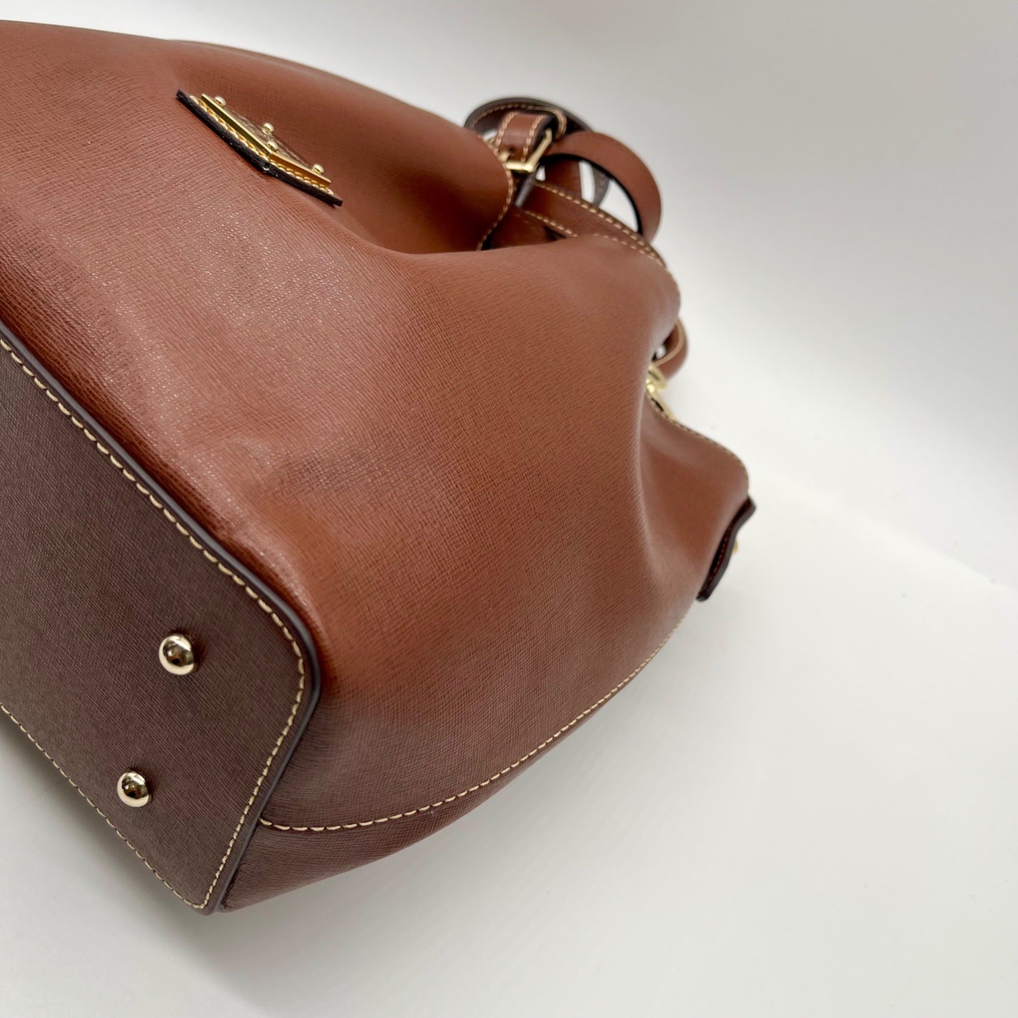Dooney &amp; Bourke Brown Florentine Brenna Satchel