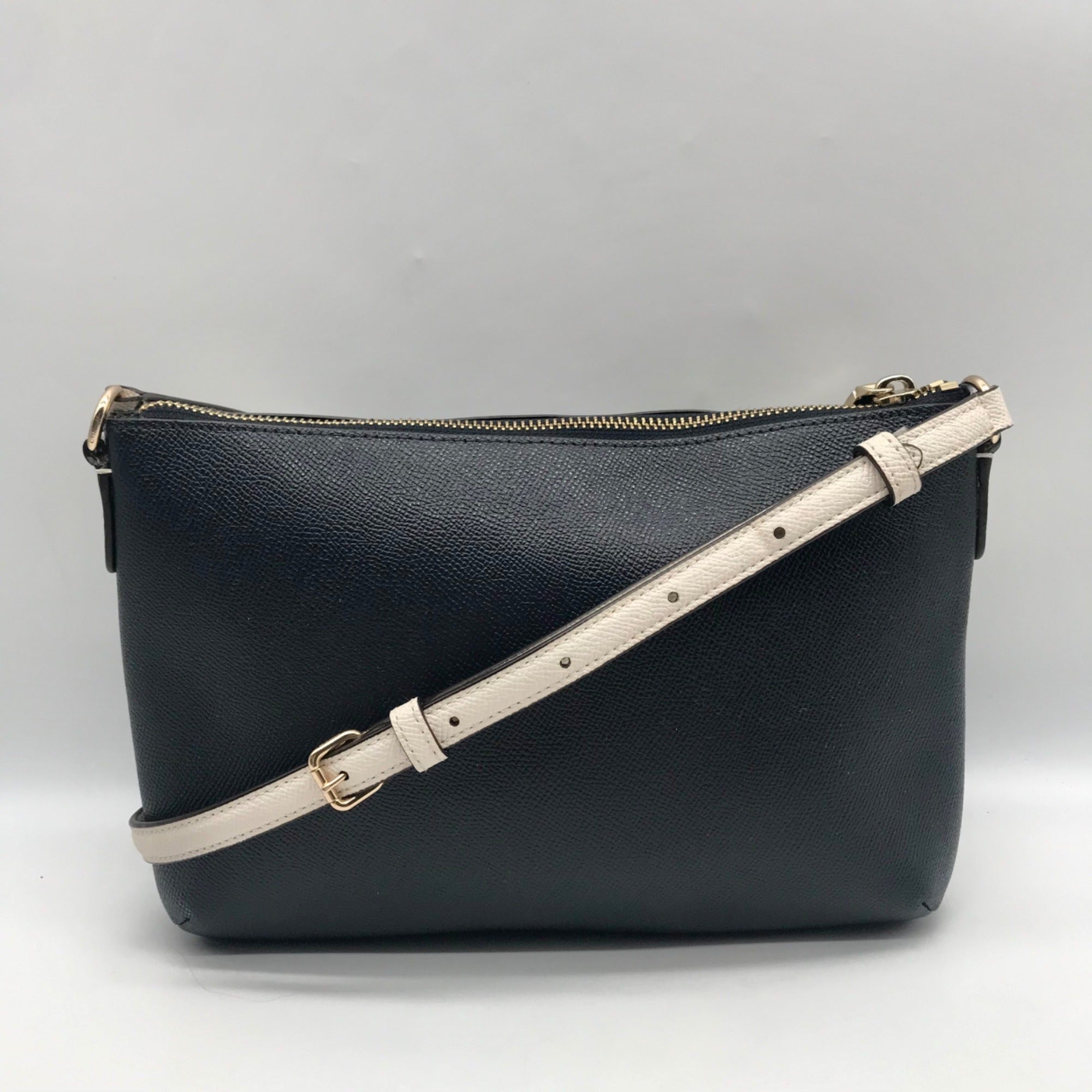 Coach Blue Leather Crossbody Kitt Messenger Bag