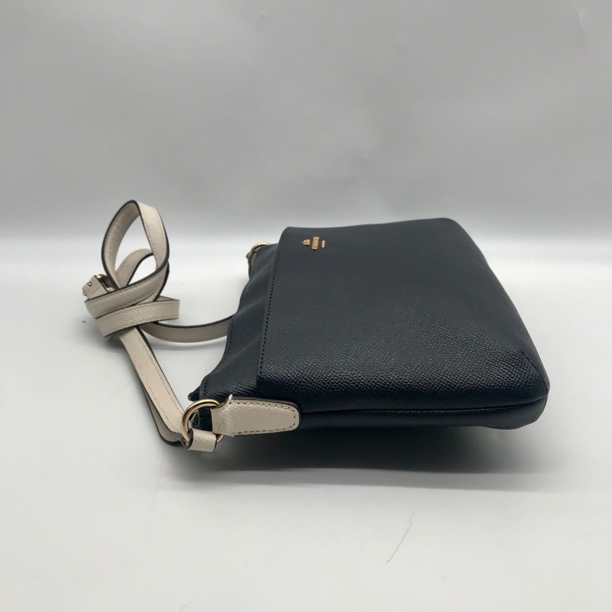 Coach Blue Leather Crossbody Kitt Messenger Bag