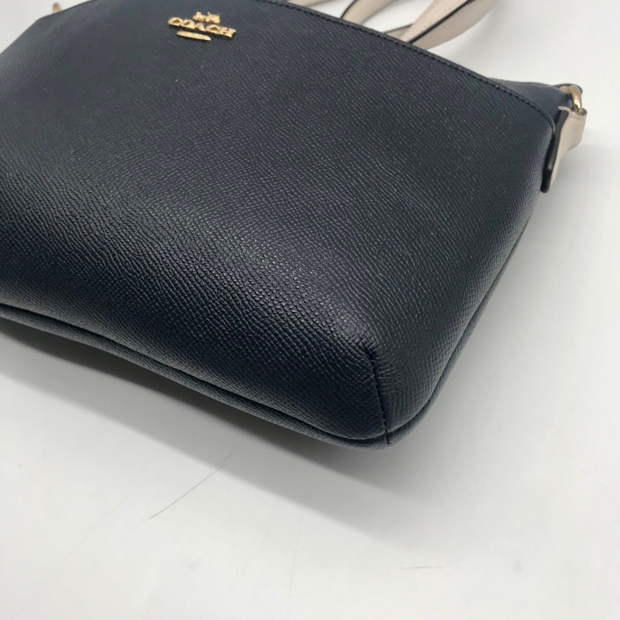 Coach Blue Leather Crossbody Kitt Messenger Bag