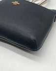 Coach Blue Leather Crossbody Kitt Messenger Bag