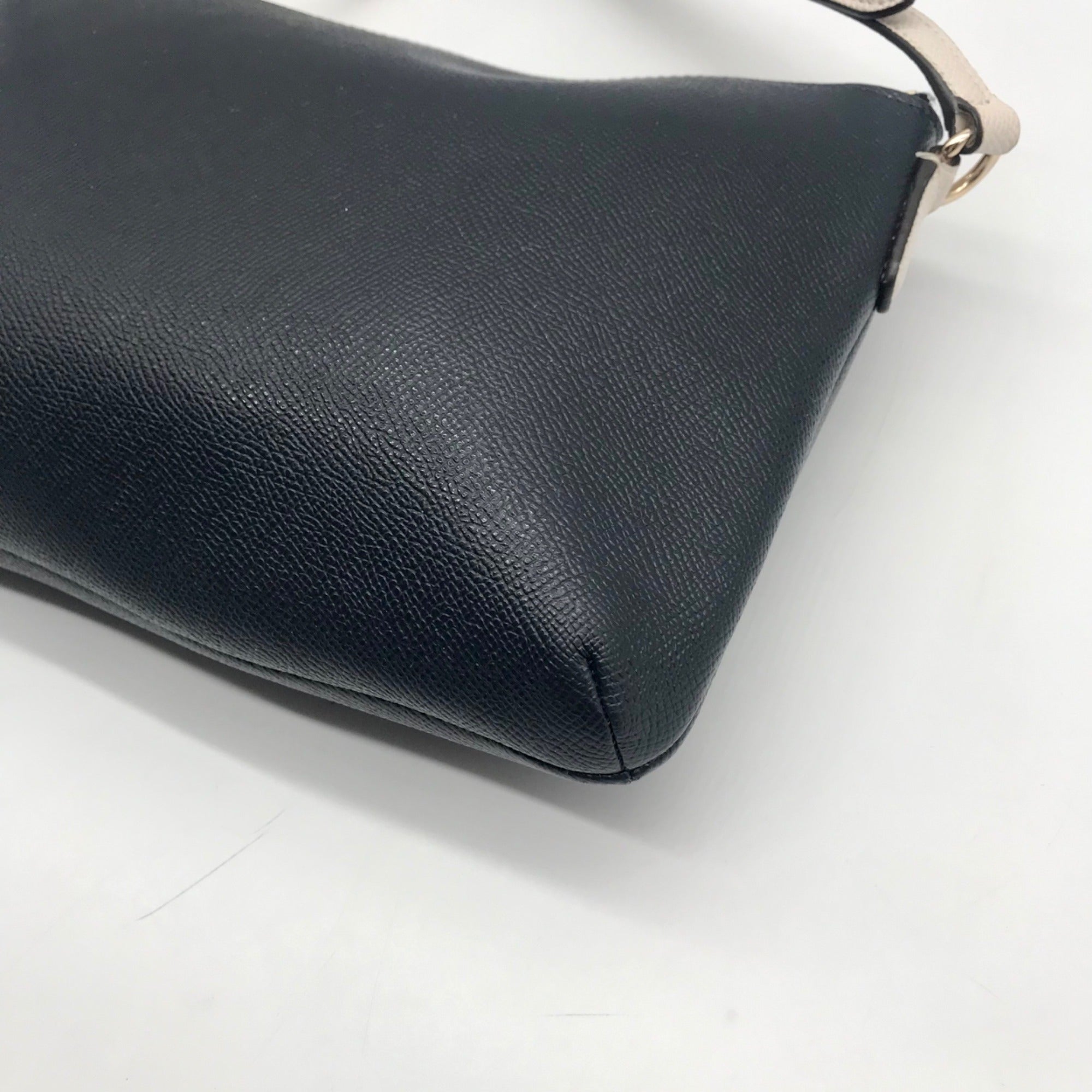 Coach Blue Leather Crossbody Kitt Messenger Bag