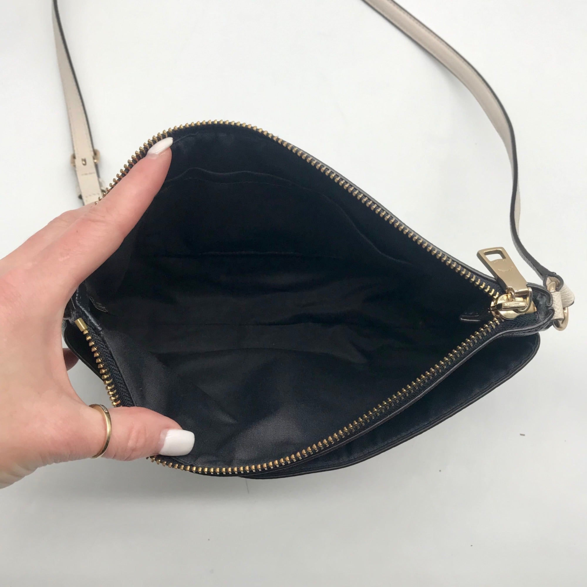 Coach Blue Leather Crossbody Kitt Messenger Bag