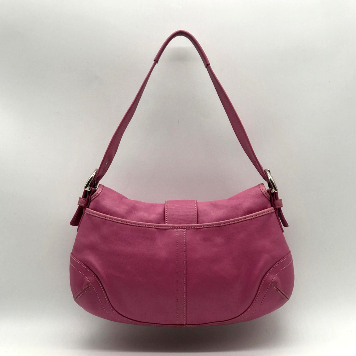 Coach Vintage Bubblegum Pink Leather Soho Shoulder Bag