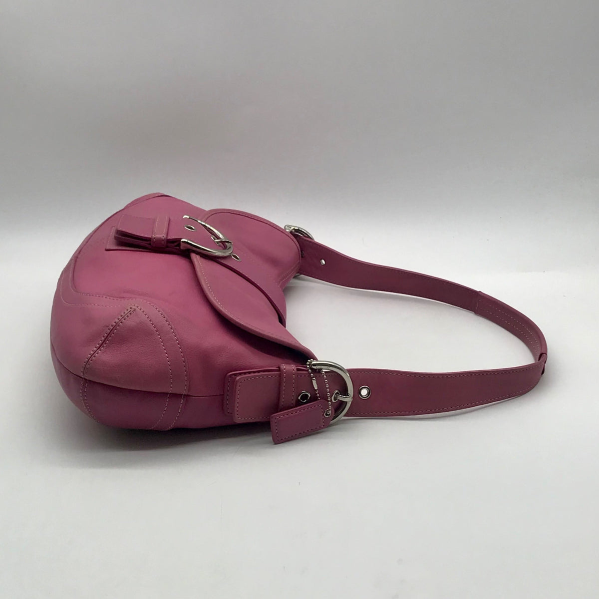 Coach Vintage Bubblegum Pink Leather Soho Shoulder Bag