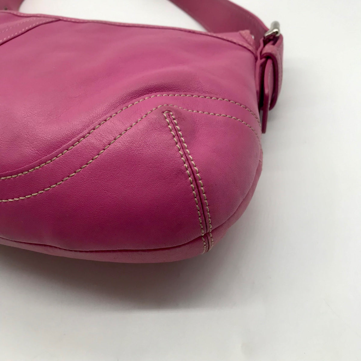 Coach Vintage Bubblegum Pink Leather Soho Shoulder Bag