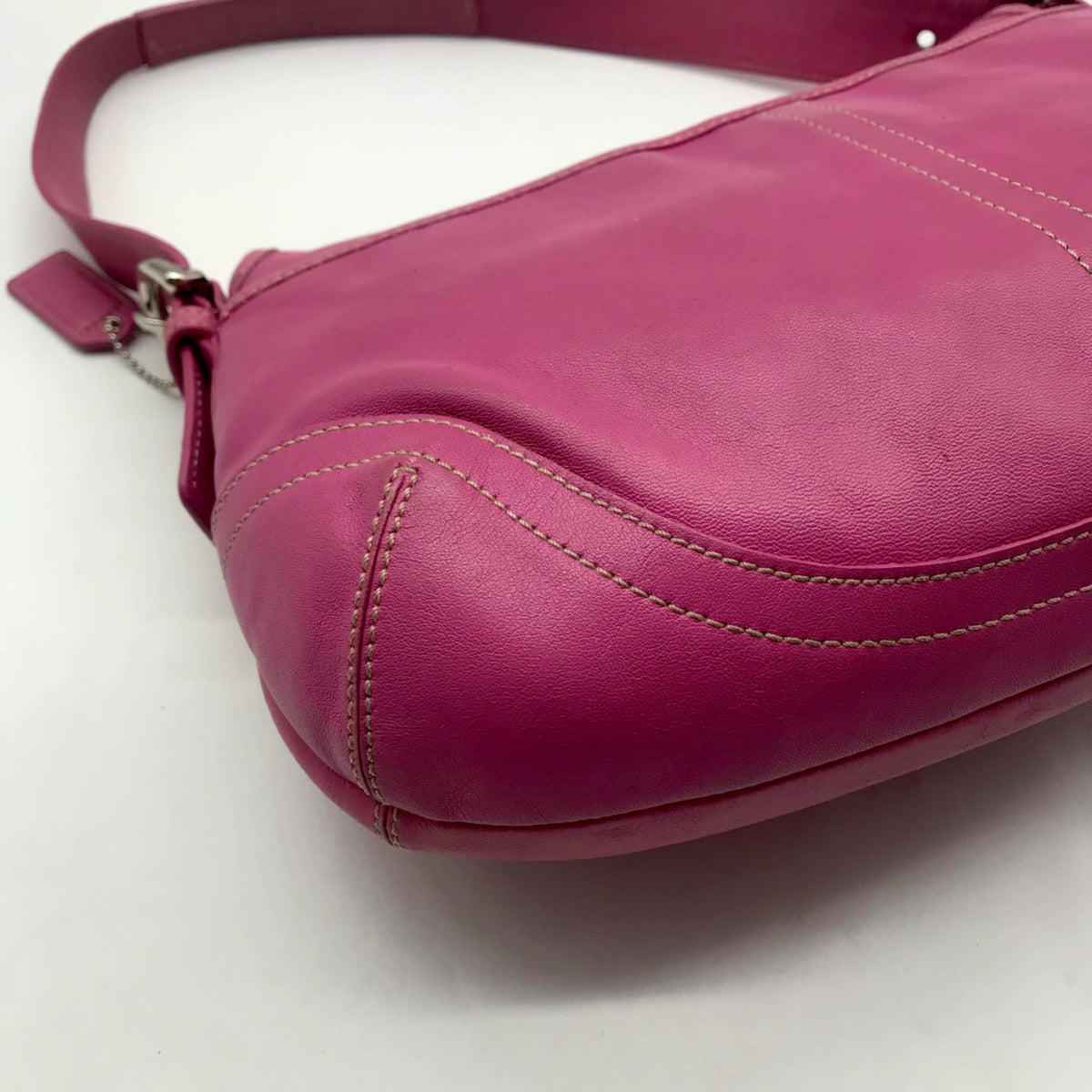 Coach Vintage Bubblegum Pink Leather Soho Shoulder Bag