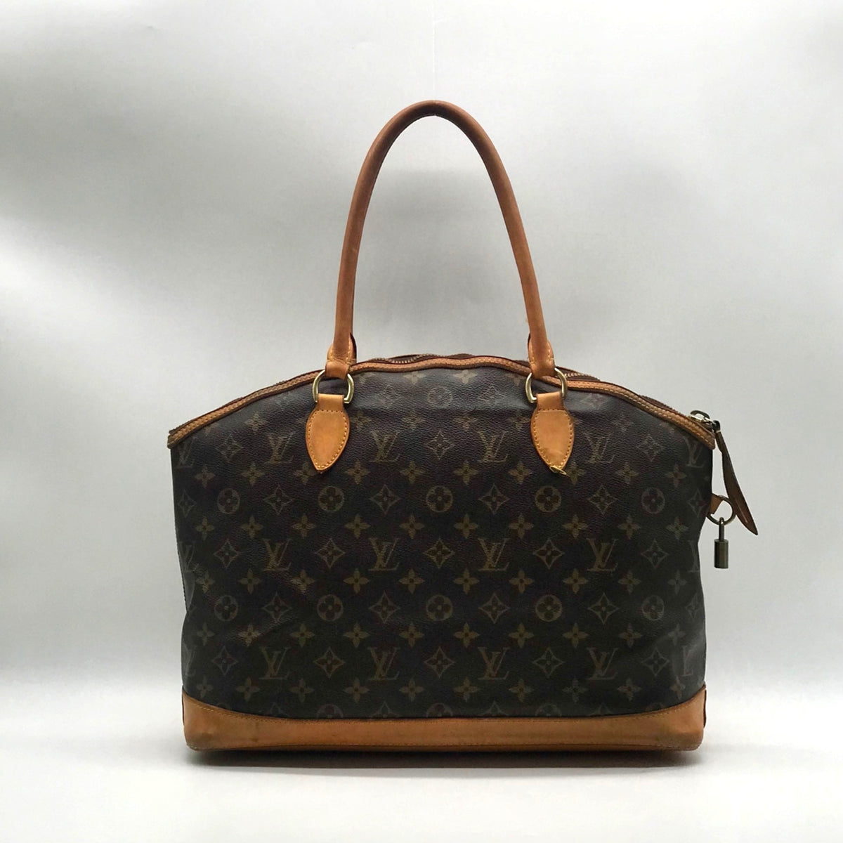 Louis Vuitton Brown Monogram Coated Canvas Lockit Tote Bag