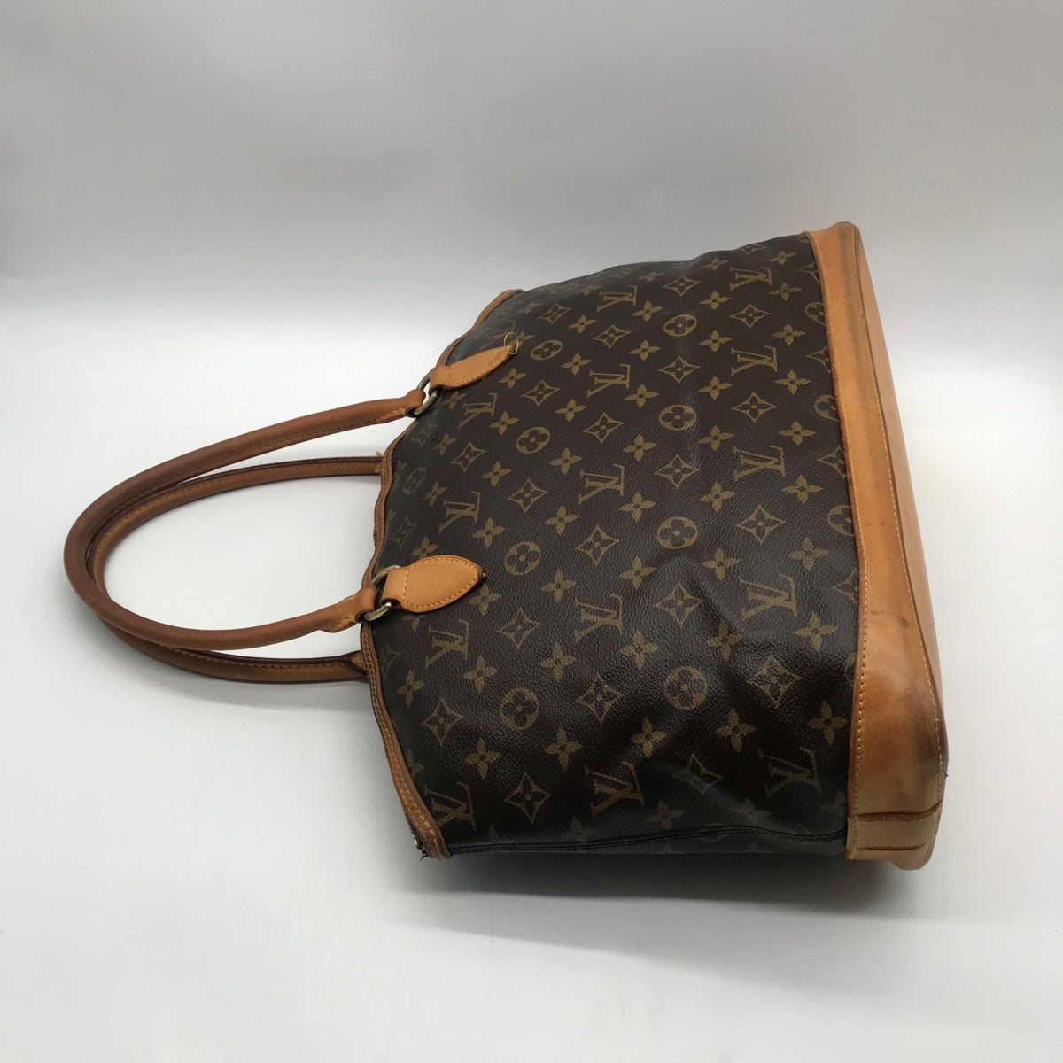 Louis Vuitton Brown Monogram Coated Canvas Lockit Tote Bag