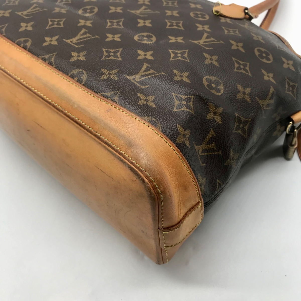 Louis Vuitton Brown Monogram Coated Canvas Lockit Tote Bag