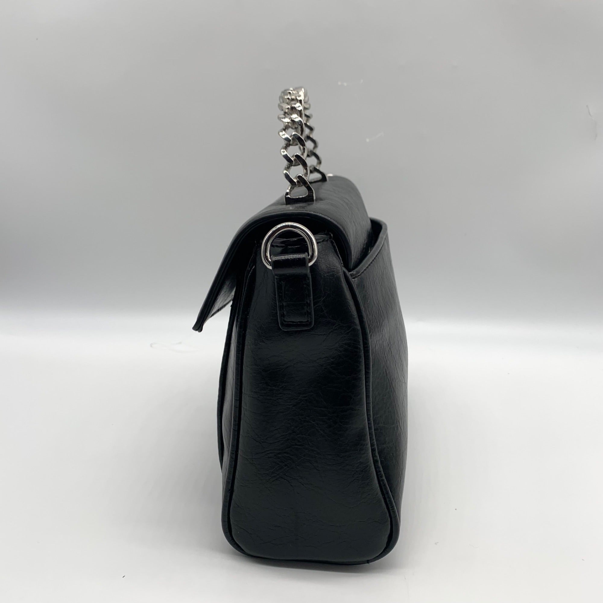 I.N.C. International Concepts Black Glaze Emilliee Mini Top Handle Handbag
