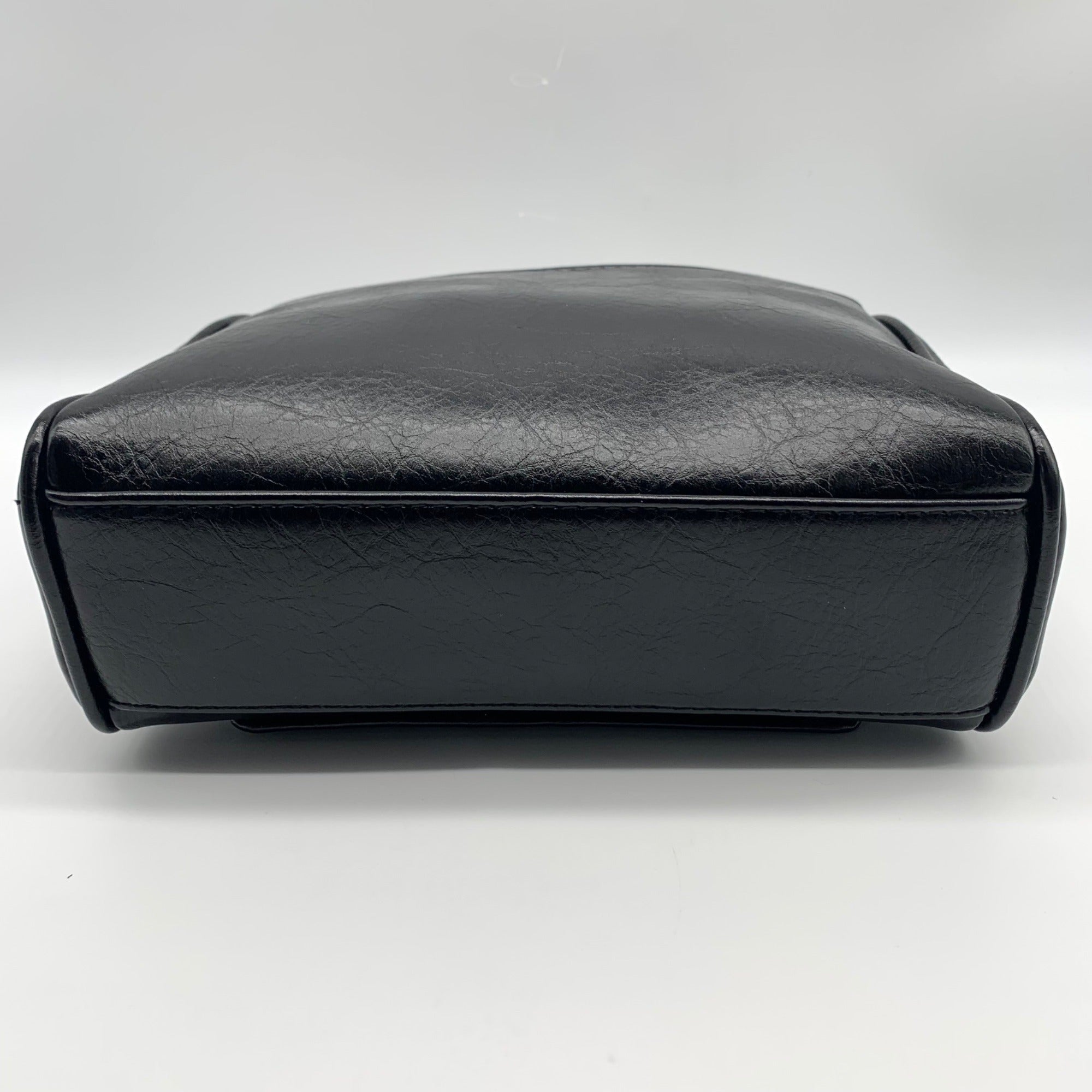 I.N.C. International Concepts Black Glaze Emilliee Mini Top Handle Handbag