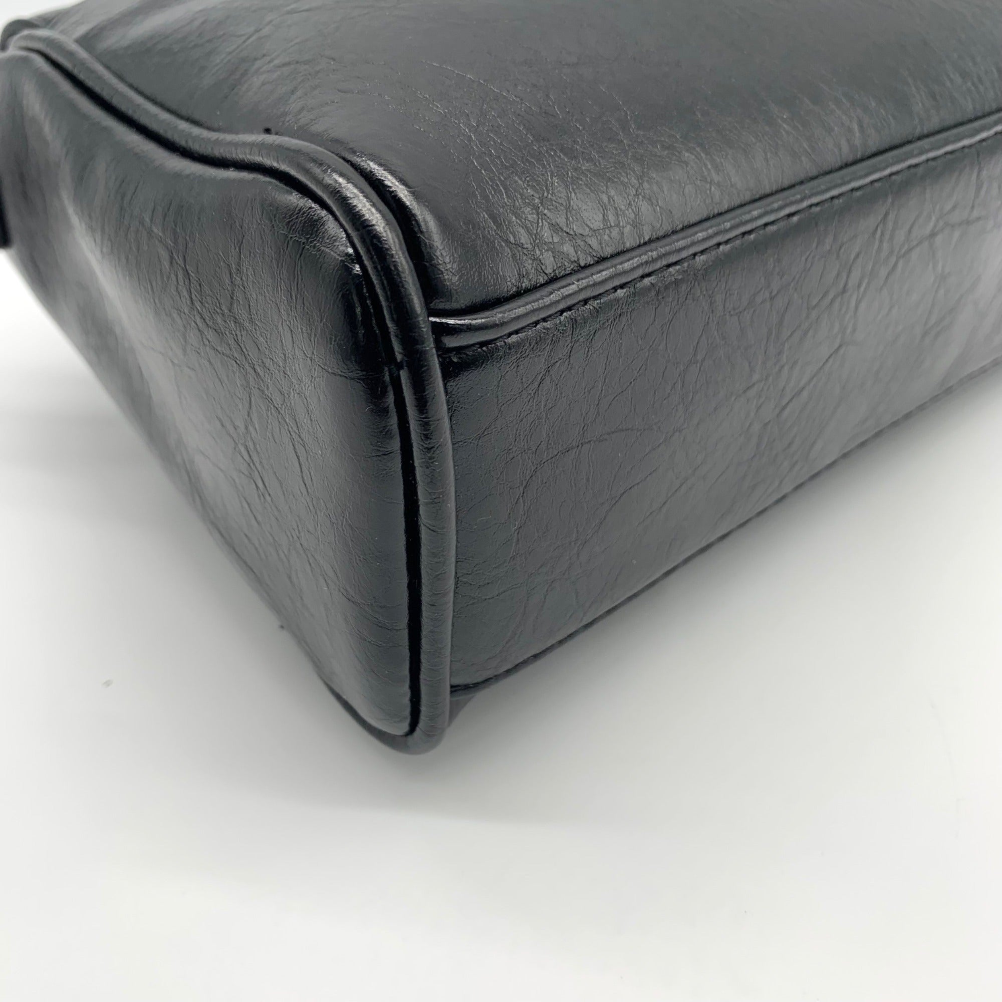 I.N.C. International Concepts Black Glaze Emilliee Mini Top Handle Handbag