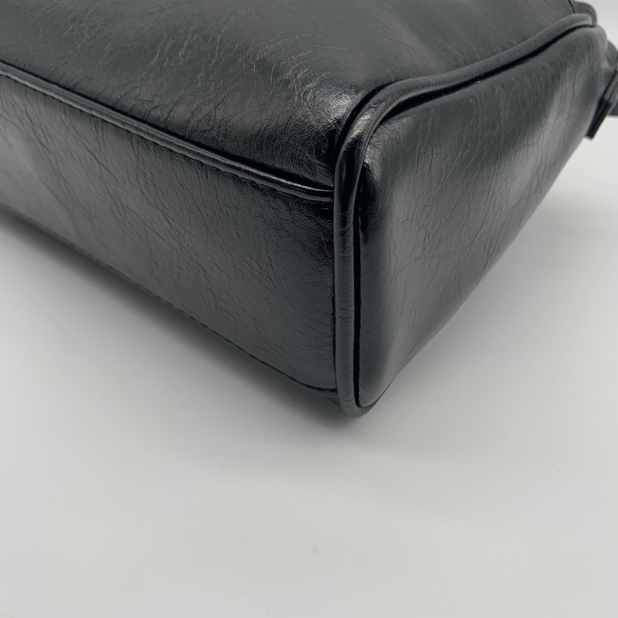 I.N.C. International Concepts Black Glaze Emilliee Mini Top Handle Handbag