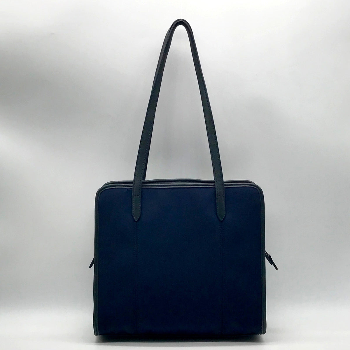 Coach Vintage Navy Blue Fabric Neo Tote Bag 6206