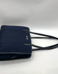 Coach Vintage Navy Blue Fabric Neo Tote Bag 6206