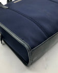 Coach Vintage Navy Blue Fabric Neo Tote Bag 6206