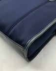 Coach Vintage Navy Blue Fabric Neo Tote Bag 6206