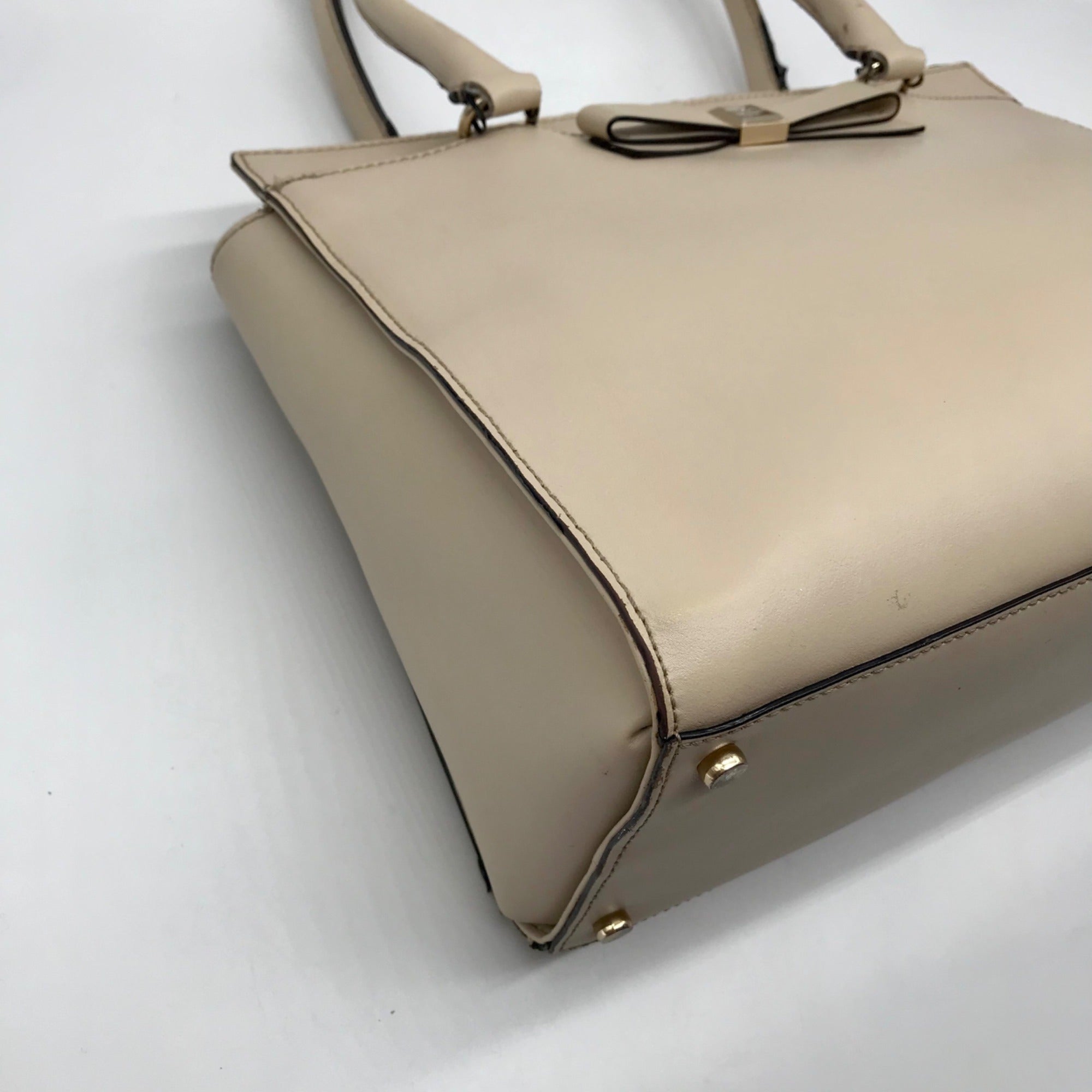 Kate Spade Beige Leather Montford Jovie Park Tote Bag
