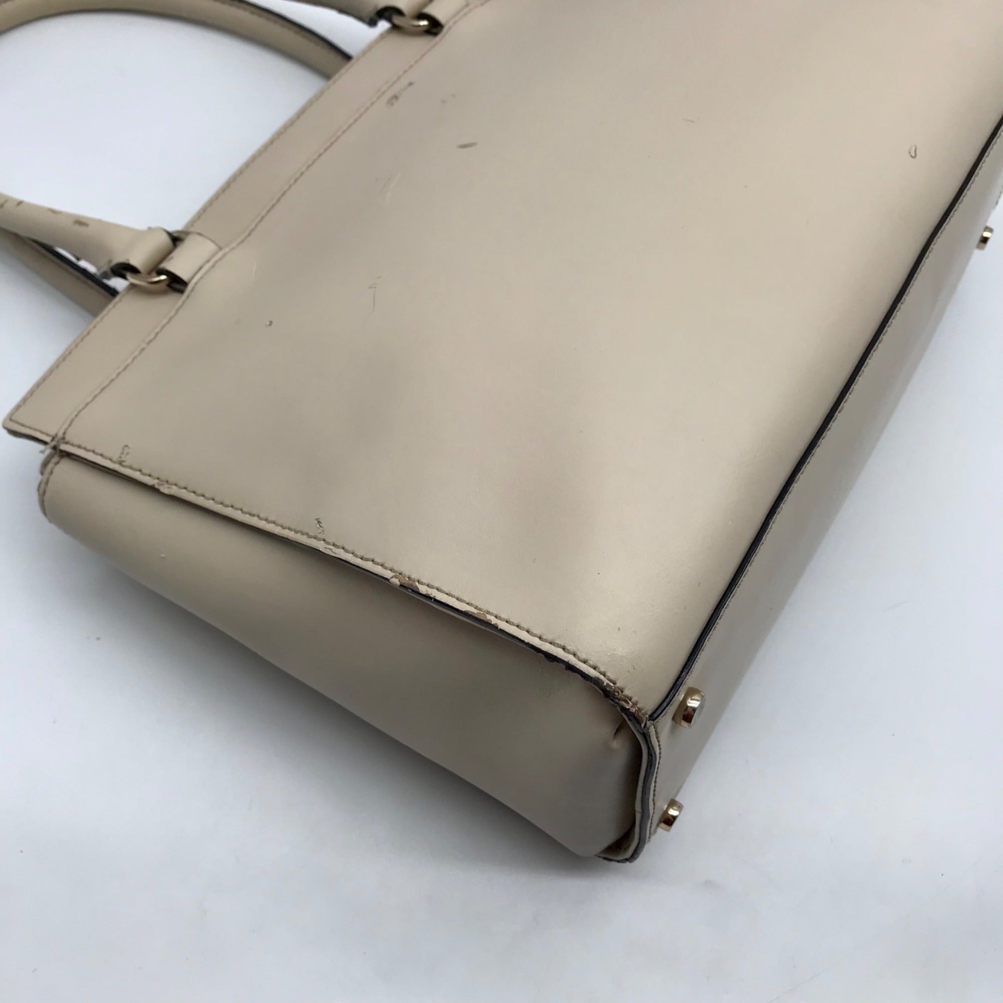 Kate Spade Beige Leather Montford Jovie Park Tote Bag