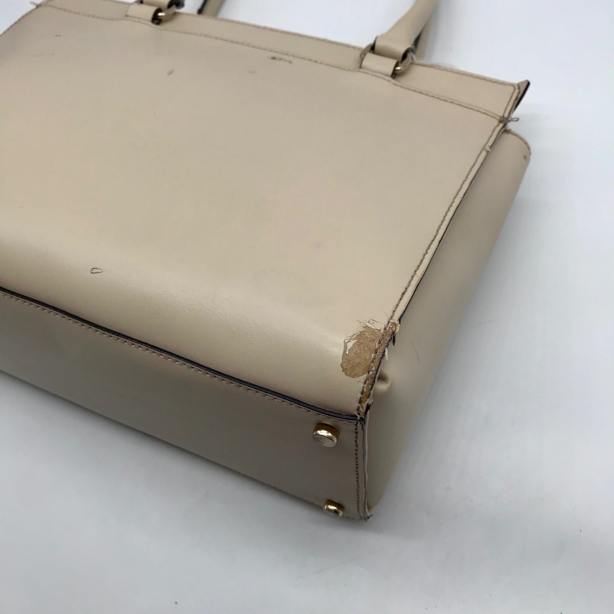 Kate Spade Beige Leather Montford Jovie Park Tote Bag