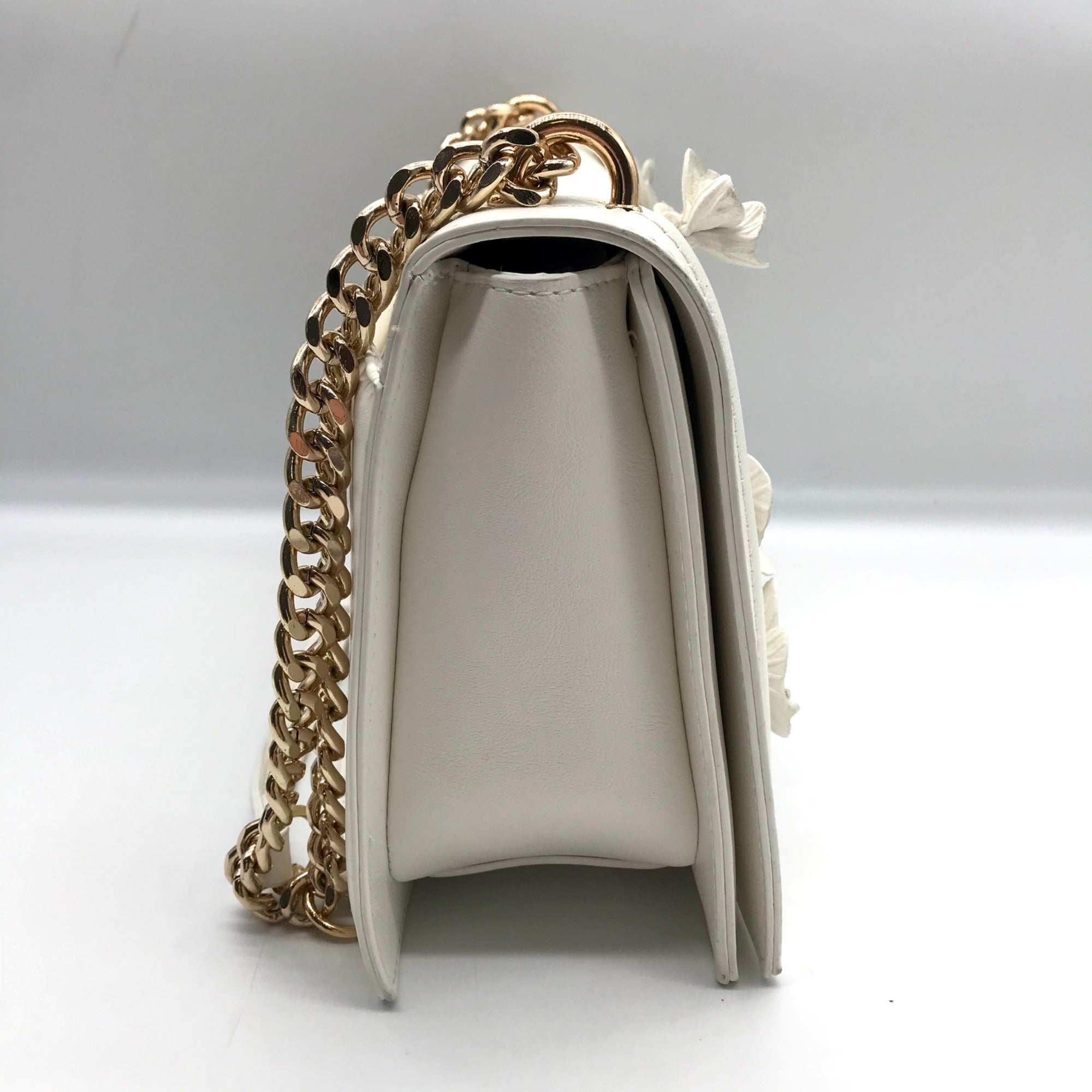 I.N.C. International Concepts Vanilla Ajae Flap Floral Crossbody Bag