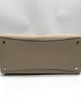 Kate Spade Light Sand Pebbled Leather Leila Convertible Satchel