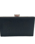 Nina Black Rhinestone Evening Clutch
