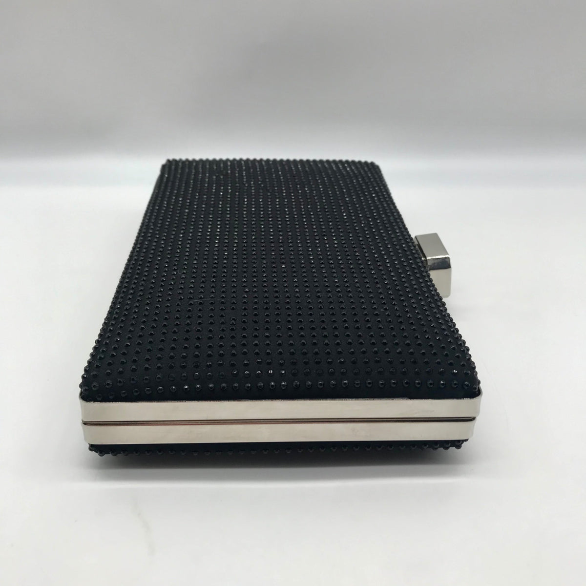 Nina Black Rhinestone Evening Clutch