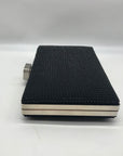 Nina Black Rhinestone Evening Clutch