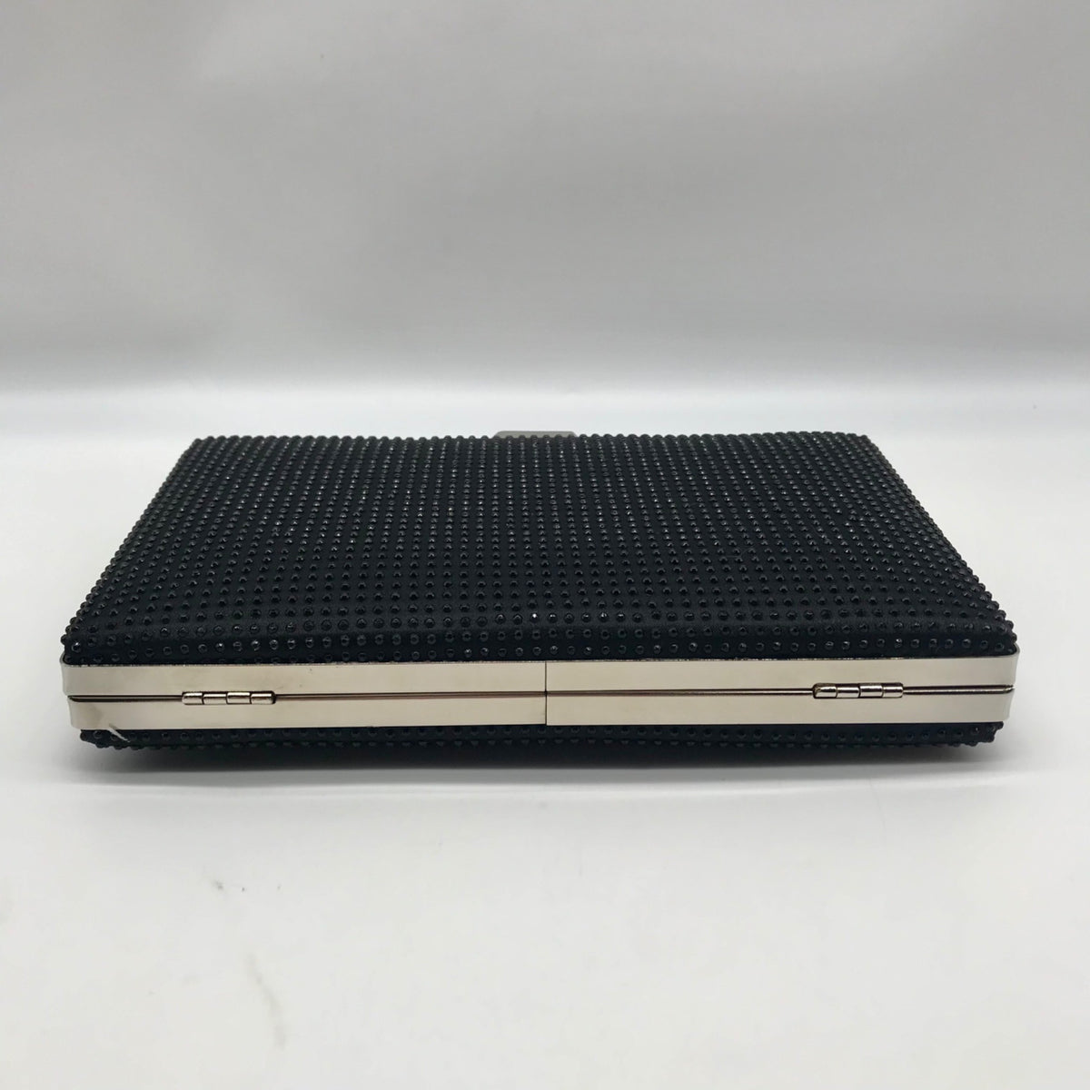 Nina Black Rhinestone Evening Clutch