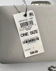 I.N.C. International Concepts Silver Crystal Top Handle Frame Convertible Crossbody Bag