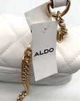 Aldo White Quilted Naeclya Convertible Crossbody