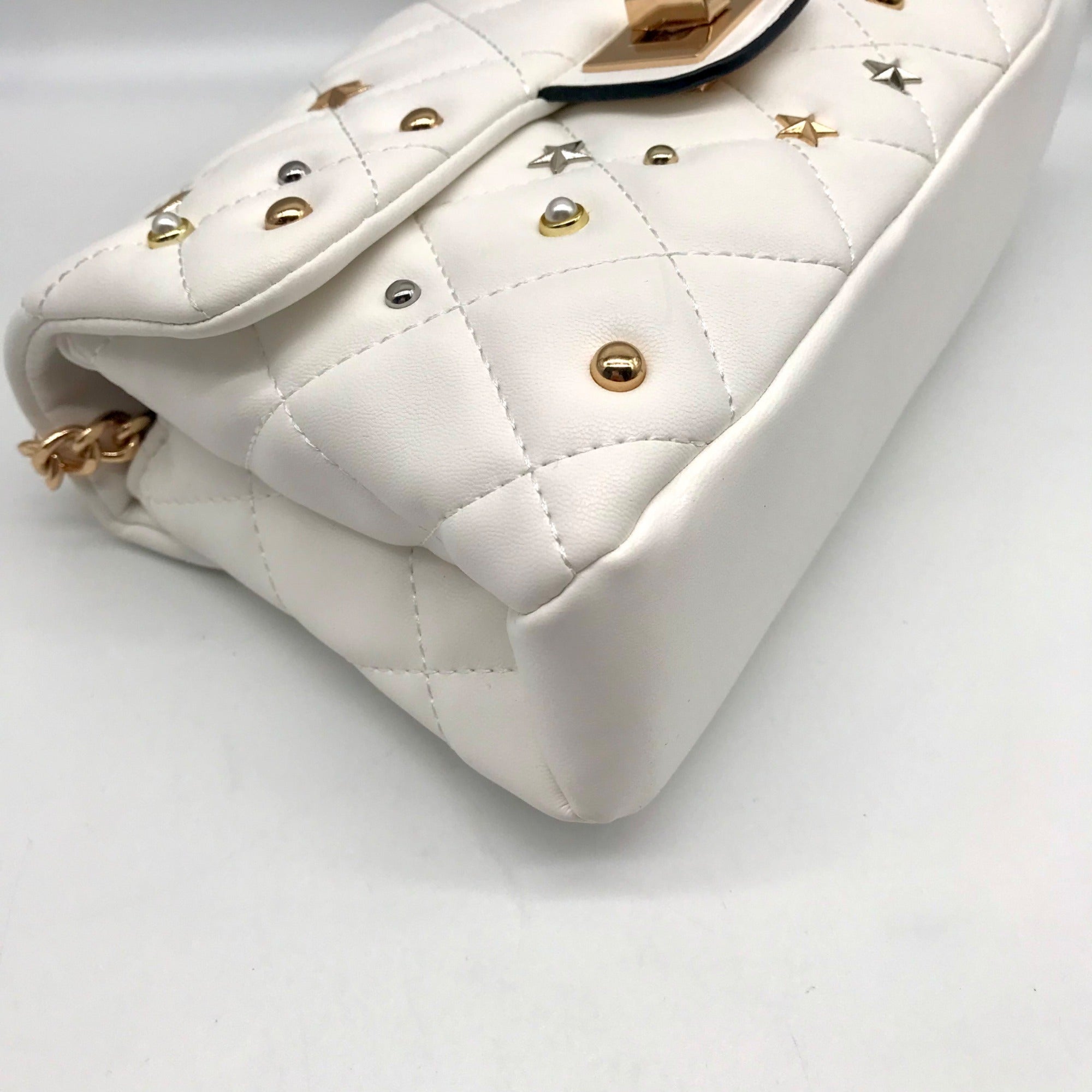 Aldo White Quilted Naeclya Convertible Crossbody