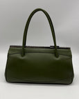Gucci Olive Green Leather Shoulder Bag