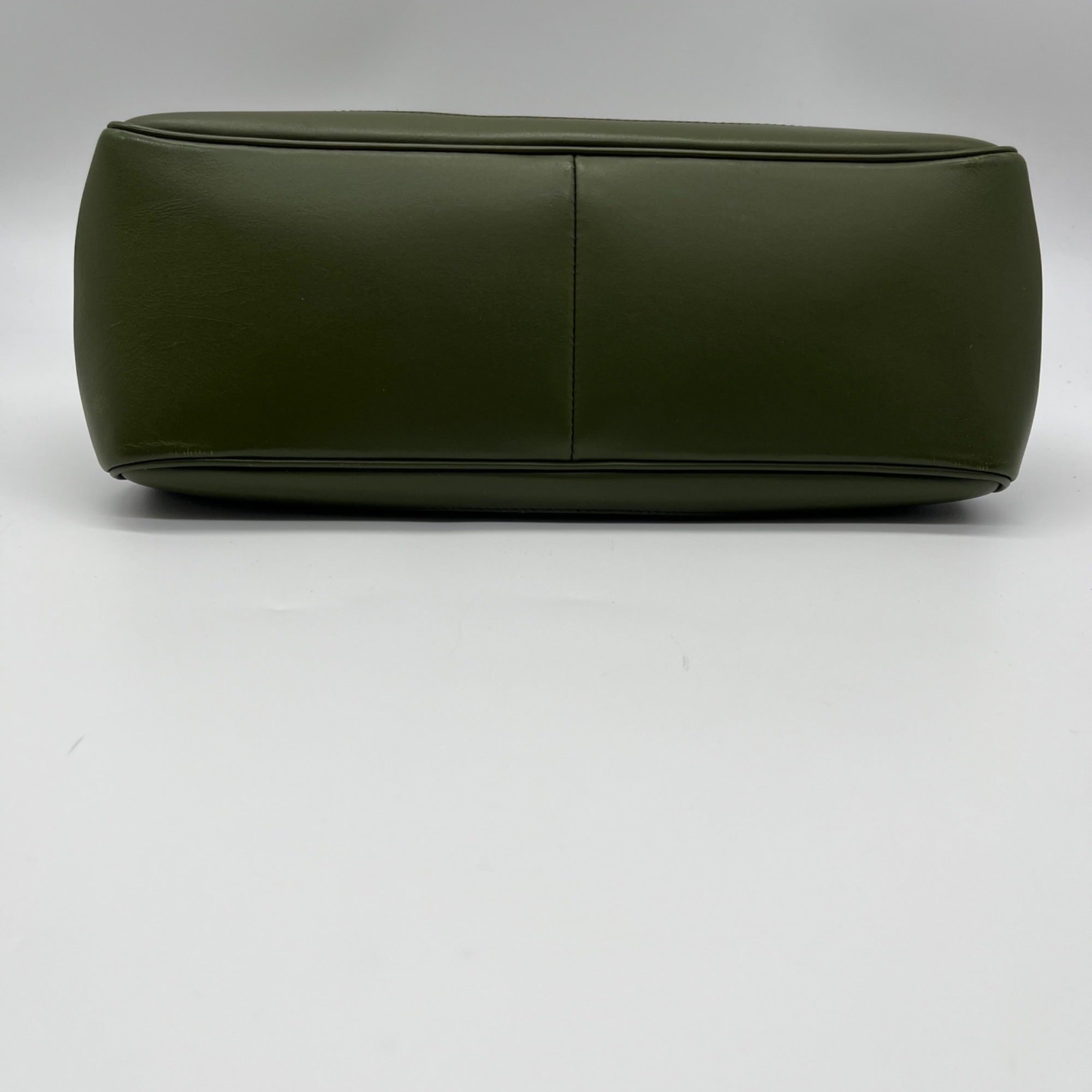 Gucci Olive Green Leather Shoulder Bag