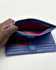 Hammitt Blue Leather 110 North Wallet