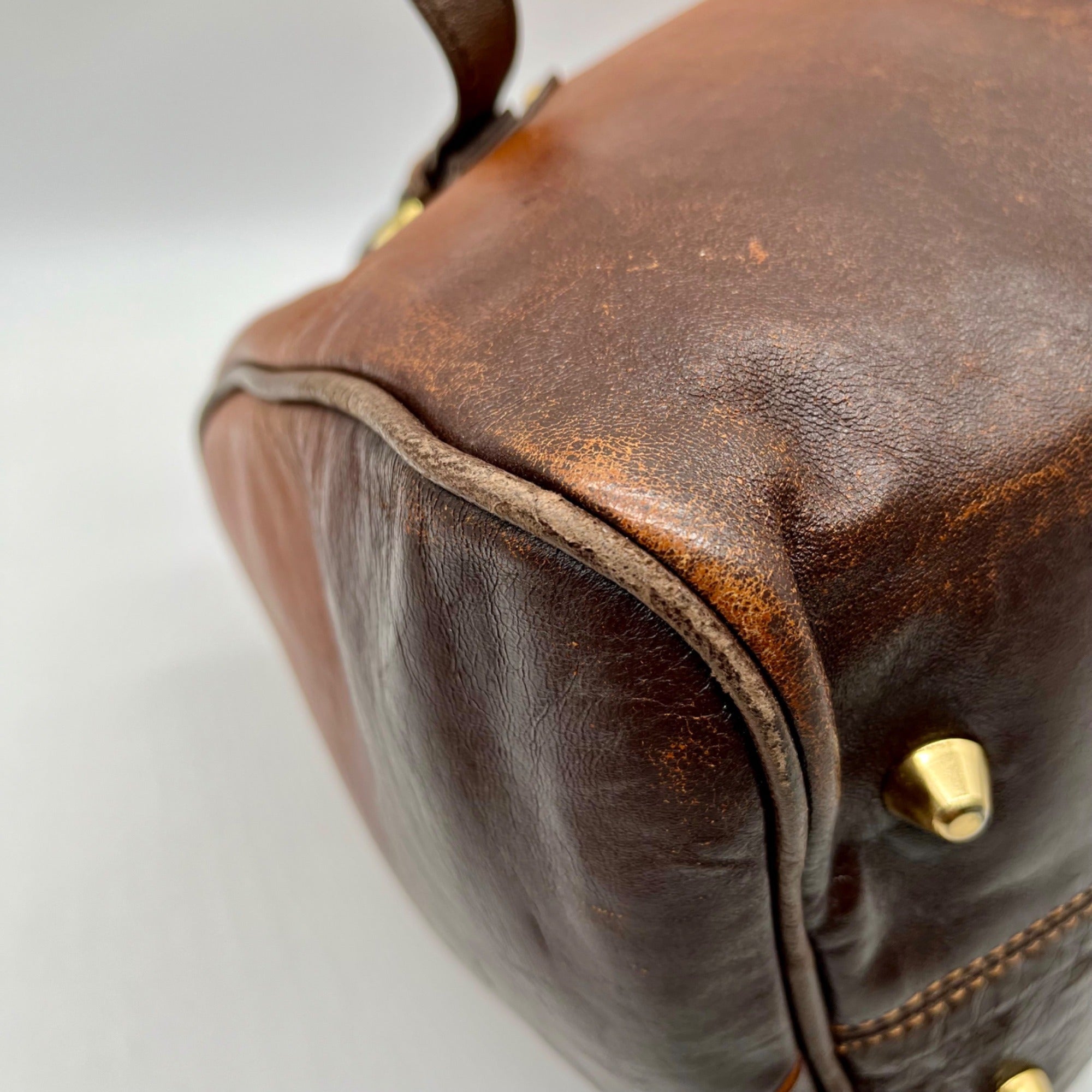 Steve Madden Brown Leather Shoulder Bag