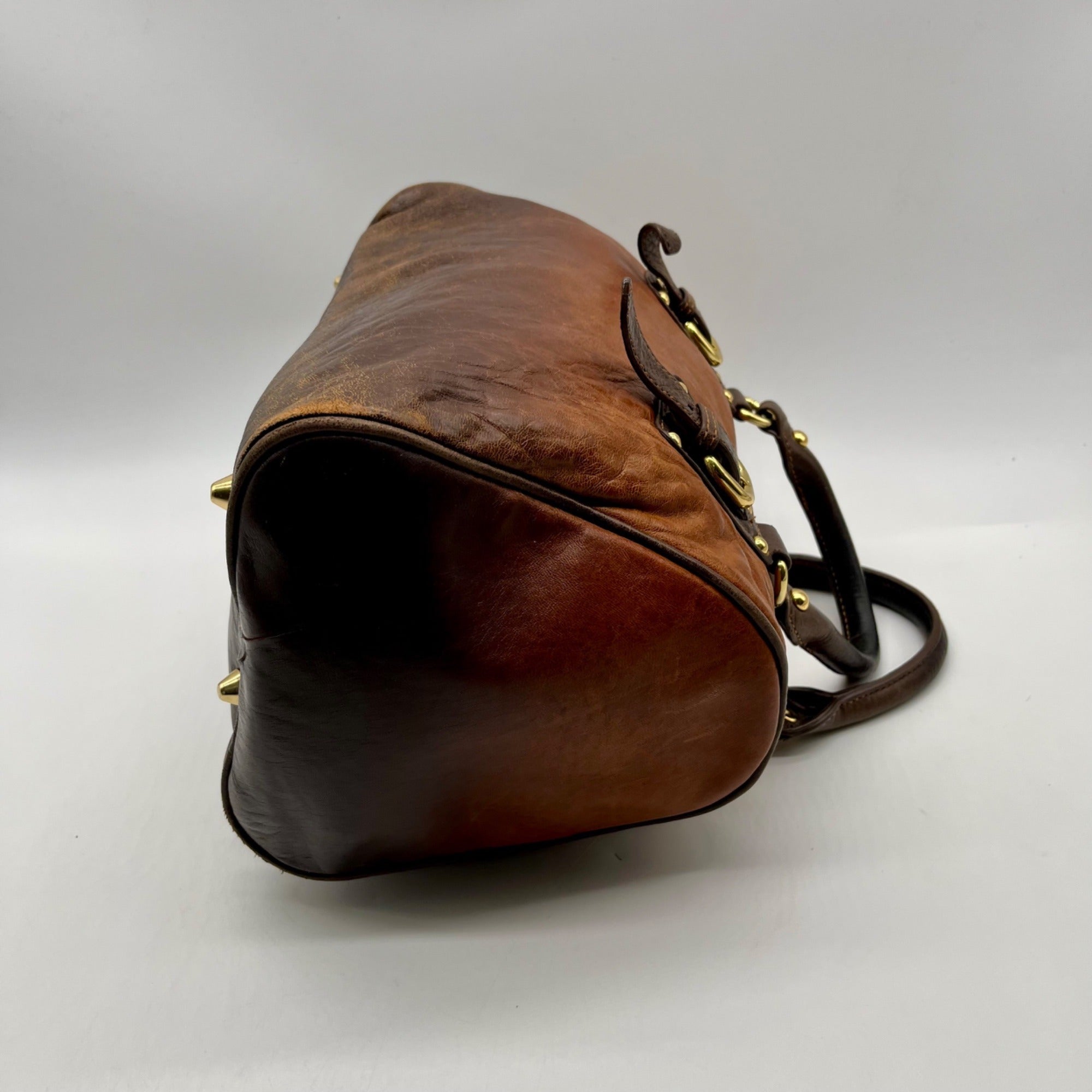 Steve Madden Brown Leather Shoulder Bag