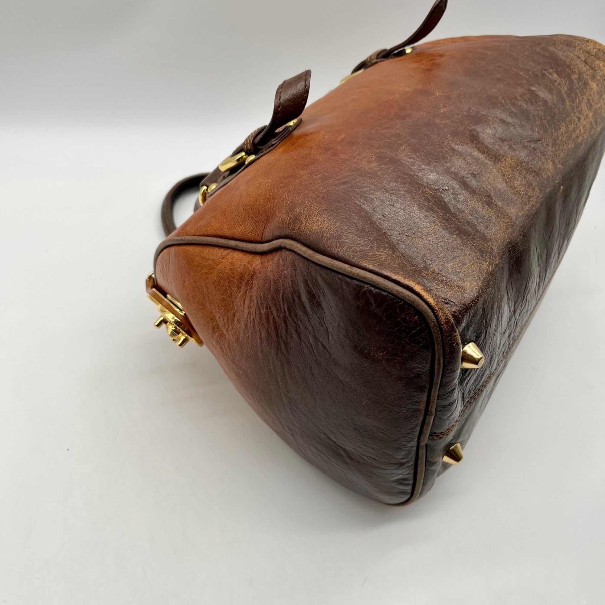 Steve Madden Brown Leather Shoulder Bag