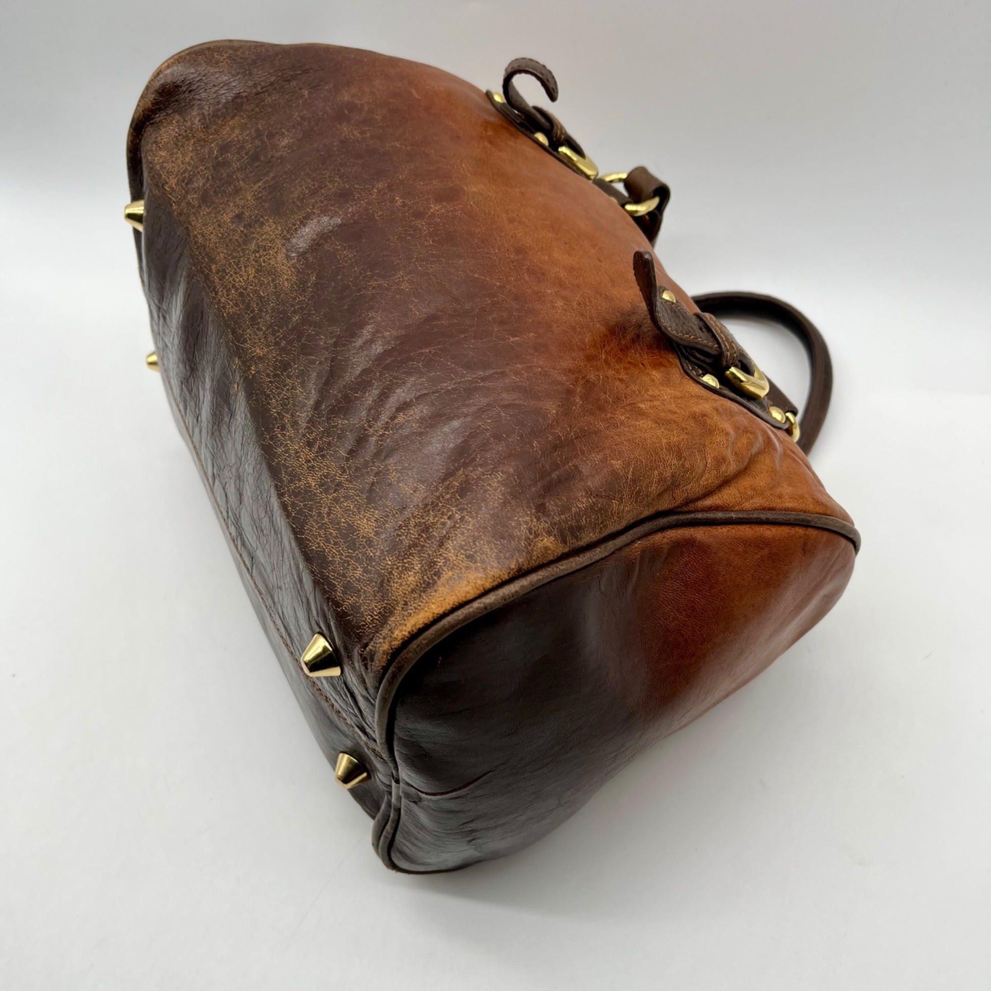 Steve Madden Brown Leather Shoulder Bag