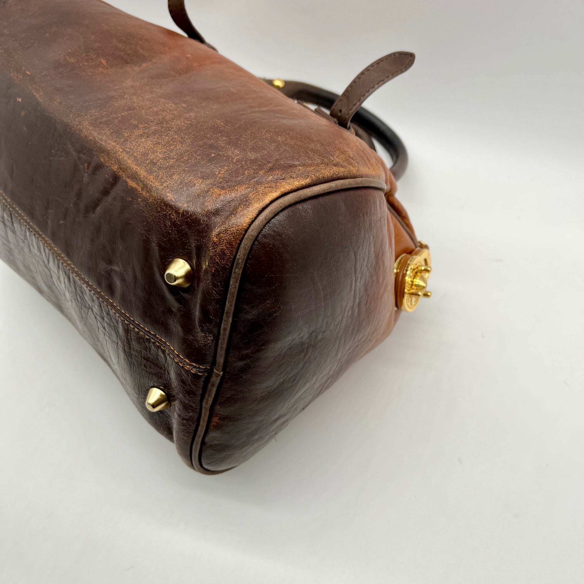 Steve Madden Brown Leather Shoulder Bag