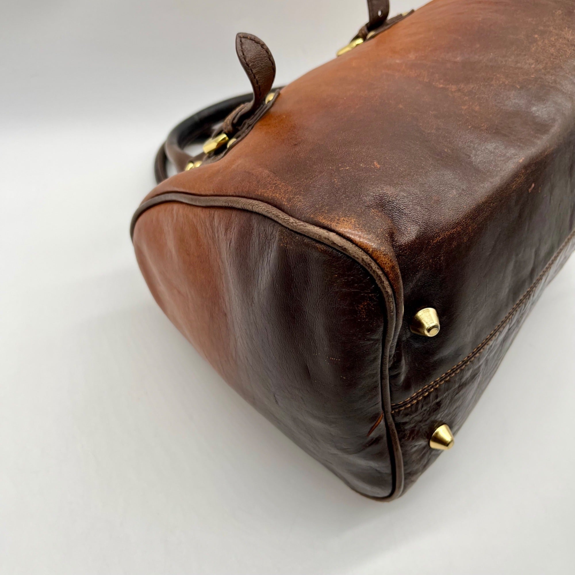 Steve Madden Brown Leather Shoulder Bag